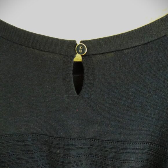 Talbots Tunic Top Women's Petite Plus Size 3X Blue 3/4 Sleeve Stretch - Picture 7 of 10